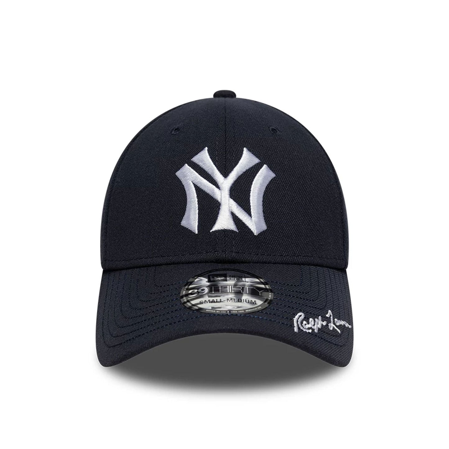This is a New York Yankees Ralph Lauren x MLB Navy 39THIRTY Stretch Fit Cap 2