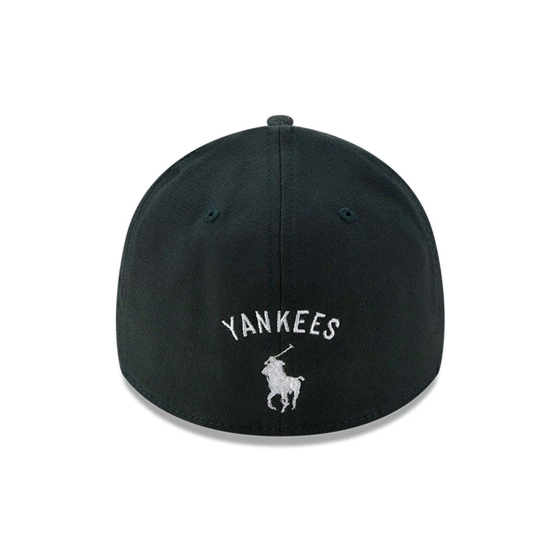 This is a New York Yankees Ralph Lauren x MLB Dark Green 39THIRTY Stretch Fit Cap 6