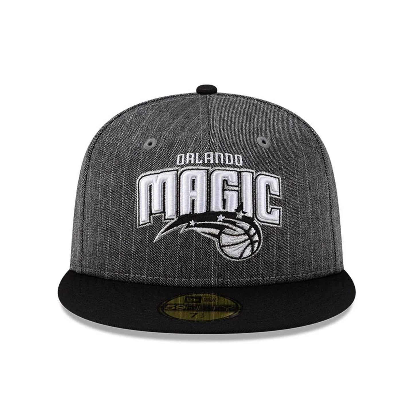 This is a Orlando Magic Black Pinstripe 59FIFTY Fitted Cap 3