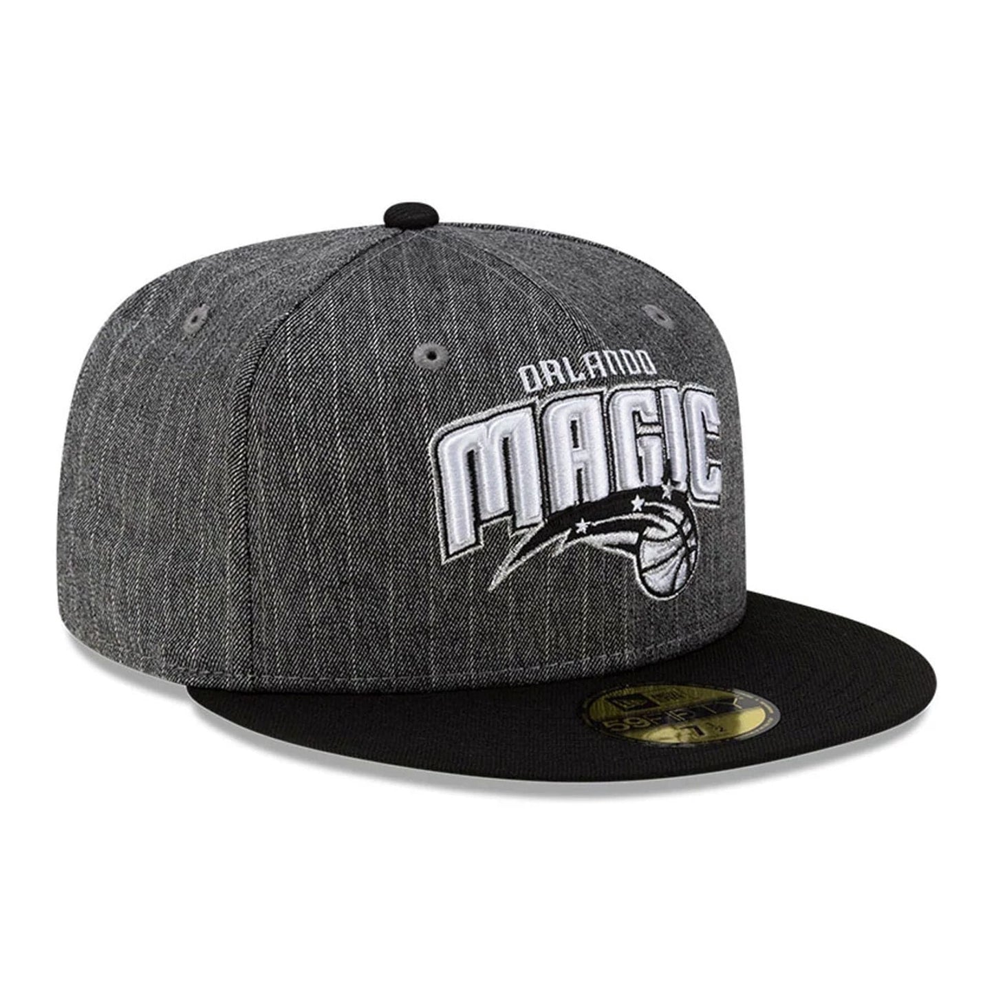 This is a Orlando Magic Black Pinstripe 59FIFTY Fitted Cap 4