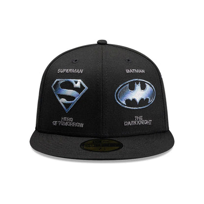 This is a Justice League Of America Black 59FIFTY Fitted Cap 3