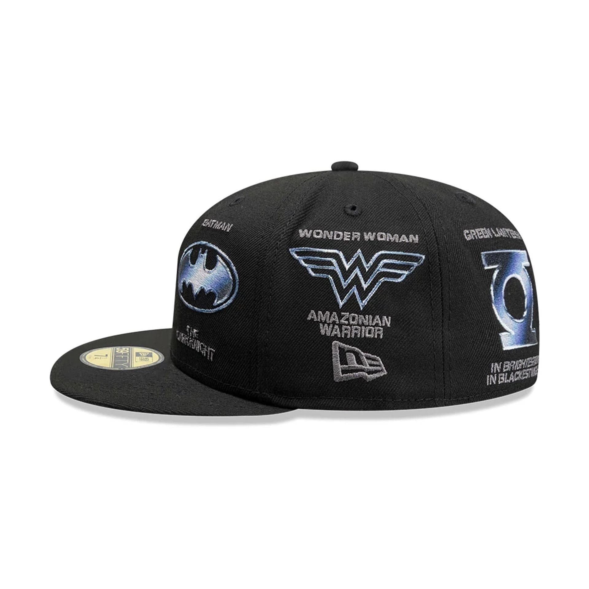 This is a Justice League Of America Black 59FIFTY Fitted Cap 5