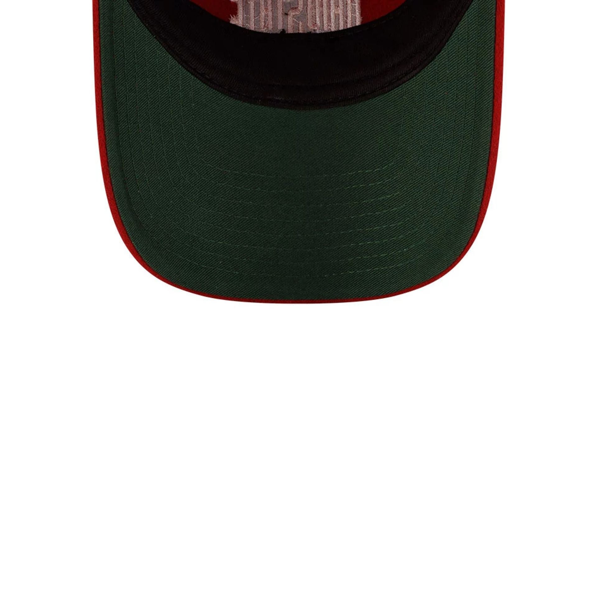 This is a Ohio State Buckeyes Wool Letterman Red 9TWENTY A-Frame Adjustable Cap 2