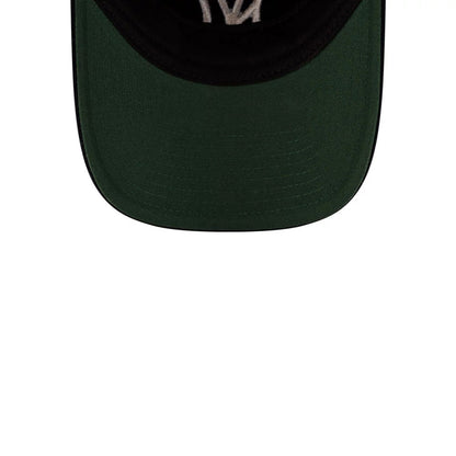 This is a New York Yankees Wool Letterman Navy 9TWENTY A-Frame Adjustable Cap 2