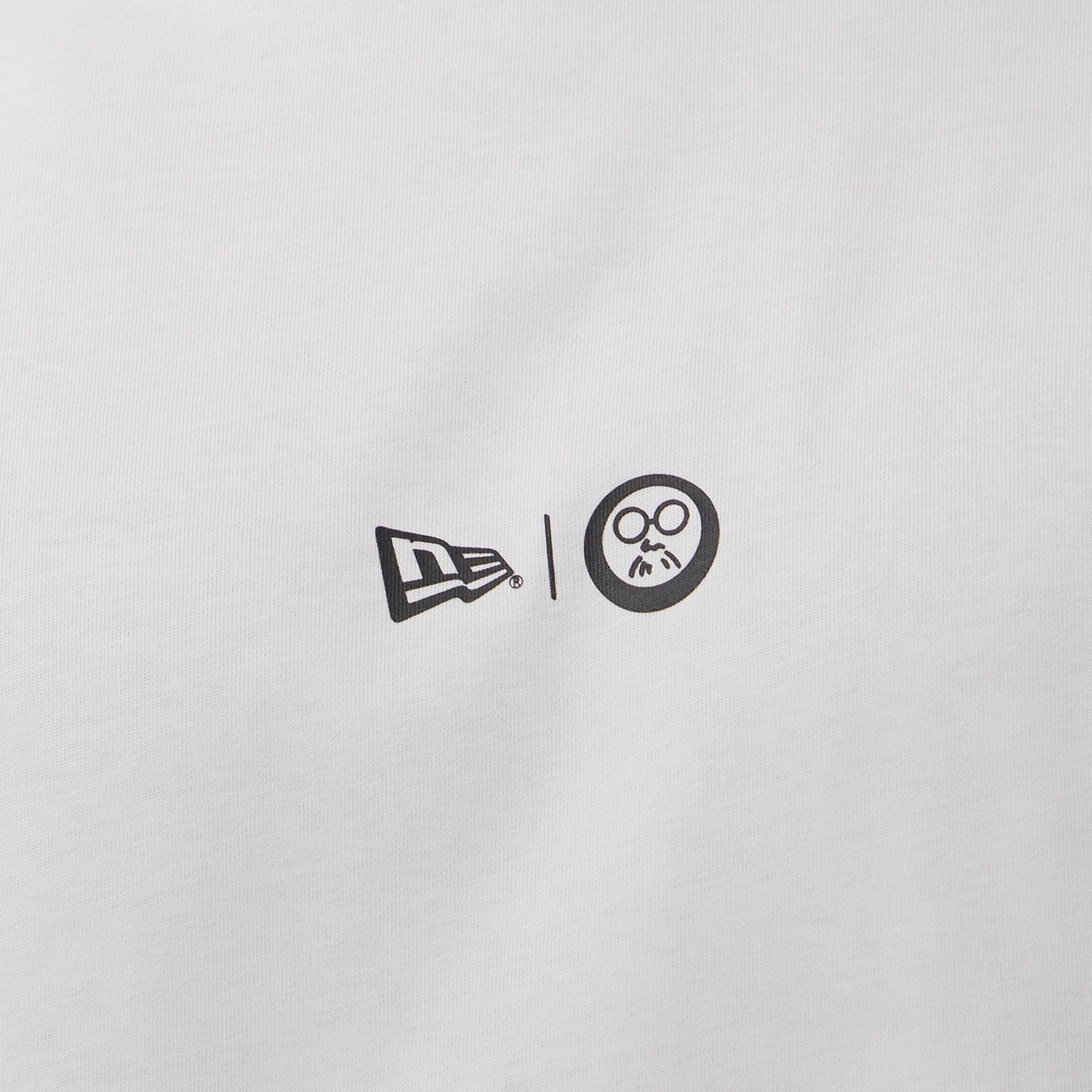 The Male model is wearing Sakamoto Days Netflix White T-Shirt  5