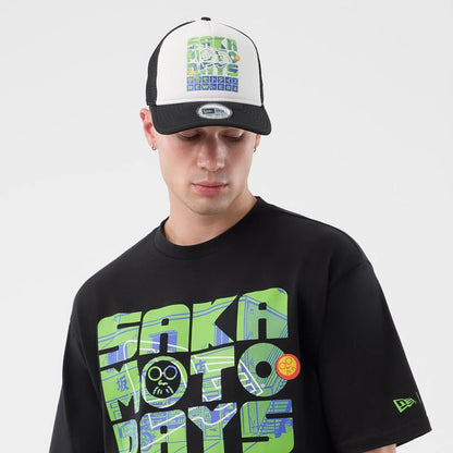 The Male model is wearing Sakamoto Days Netflix Black T-Shirt  5