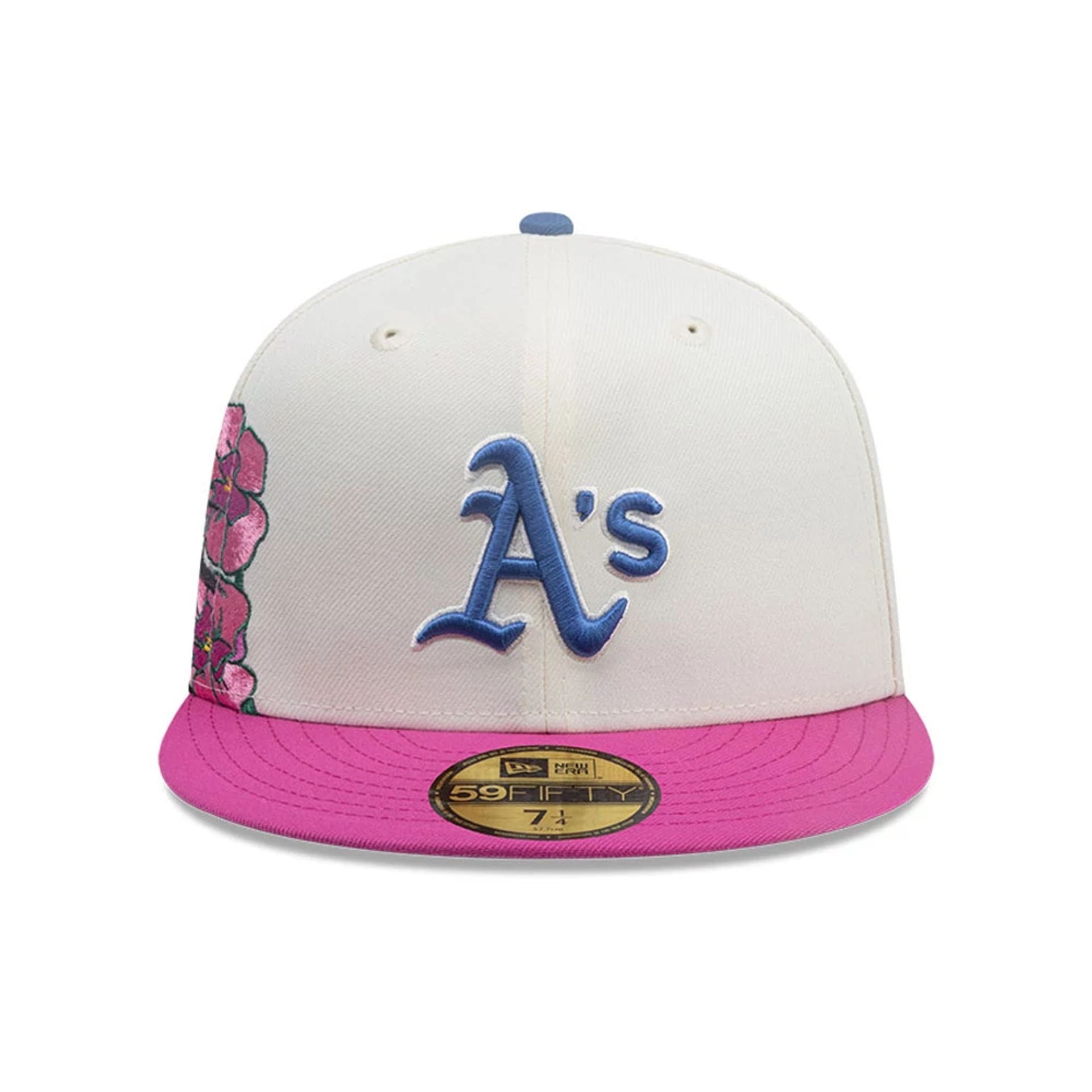 This is a Oakland Athletics MLB City Element Ecuador White 59FIFTY Fitted Cap 3