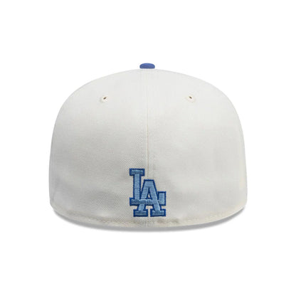 This is a LA Dodgers MLB City Element El Salvador White 59FIFTY Fitted Cap 5