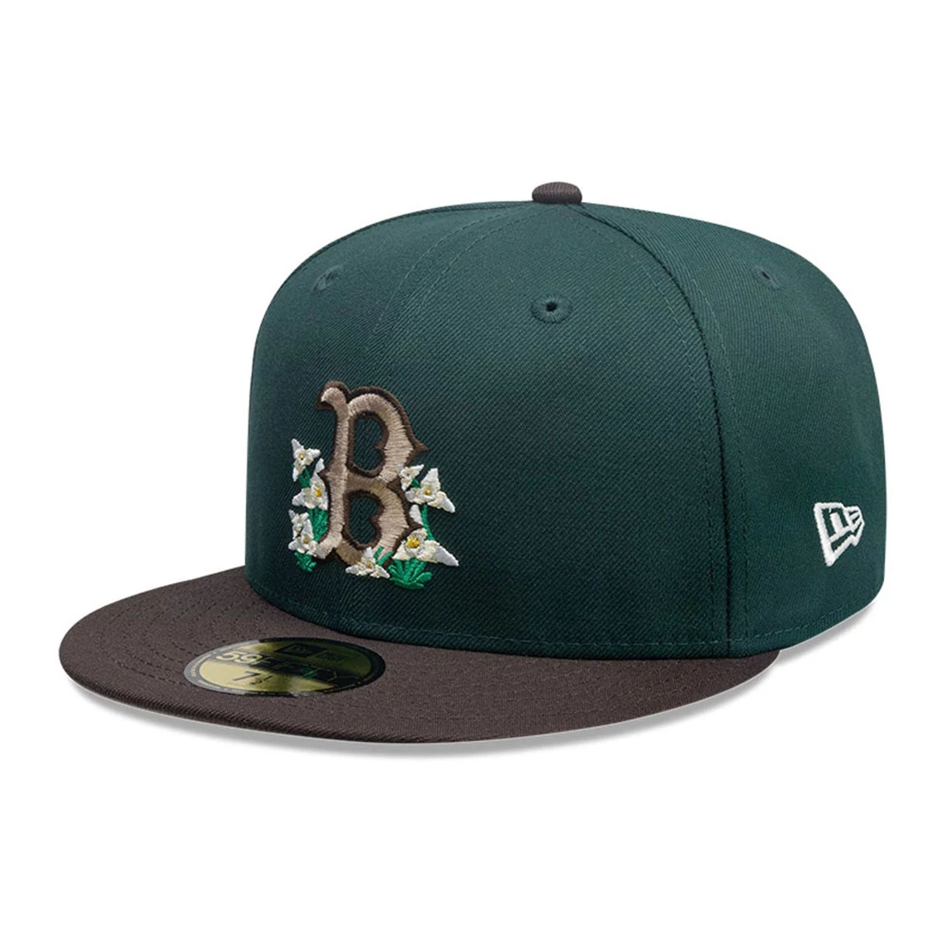 This is a Boston Red Sox MLB City Element Guatemala Dark Green 59FIFTY Fitted Cap 1