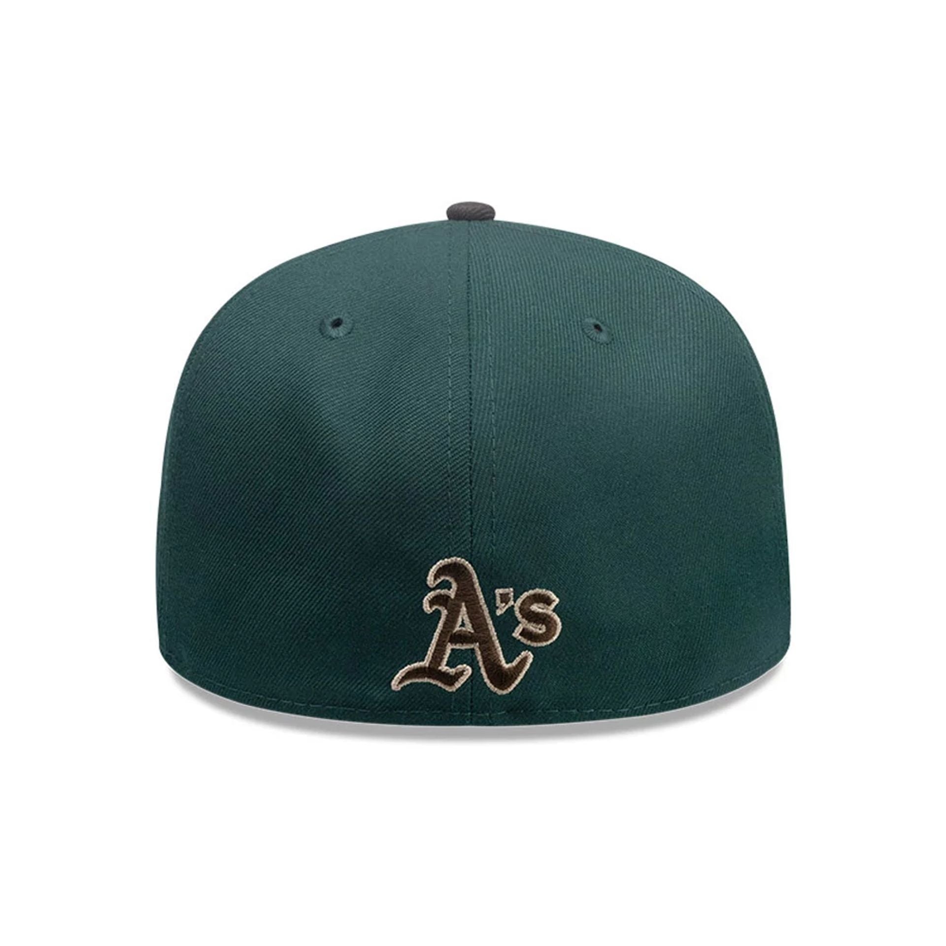 This is a Oakland Athletics MLB City Element Guatemala Dark Green 59FIFTY Fitted Cap 5