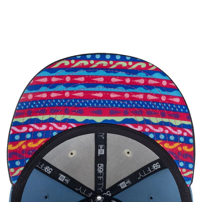 This is a Oakland Athletics MLB City Element Guatemala Pastel Blue 59FIFTY Fitted Cap 2