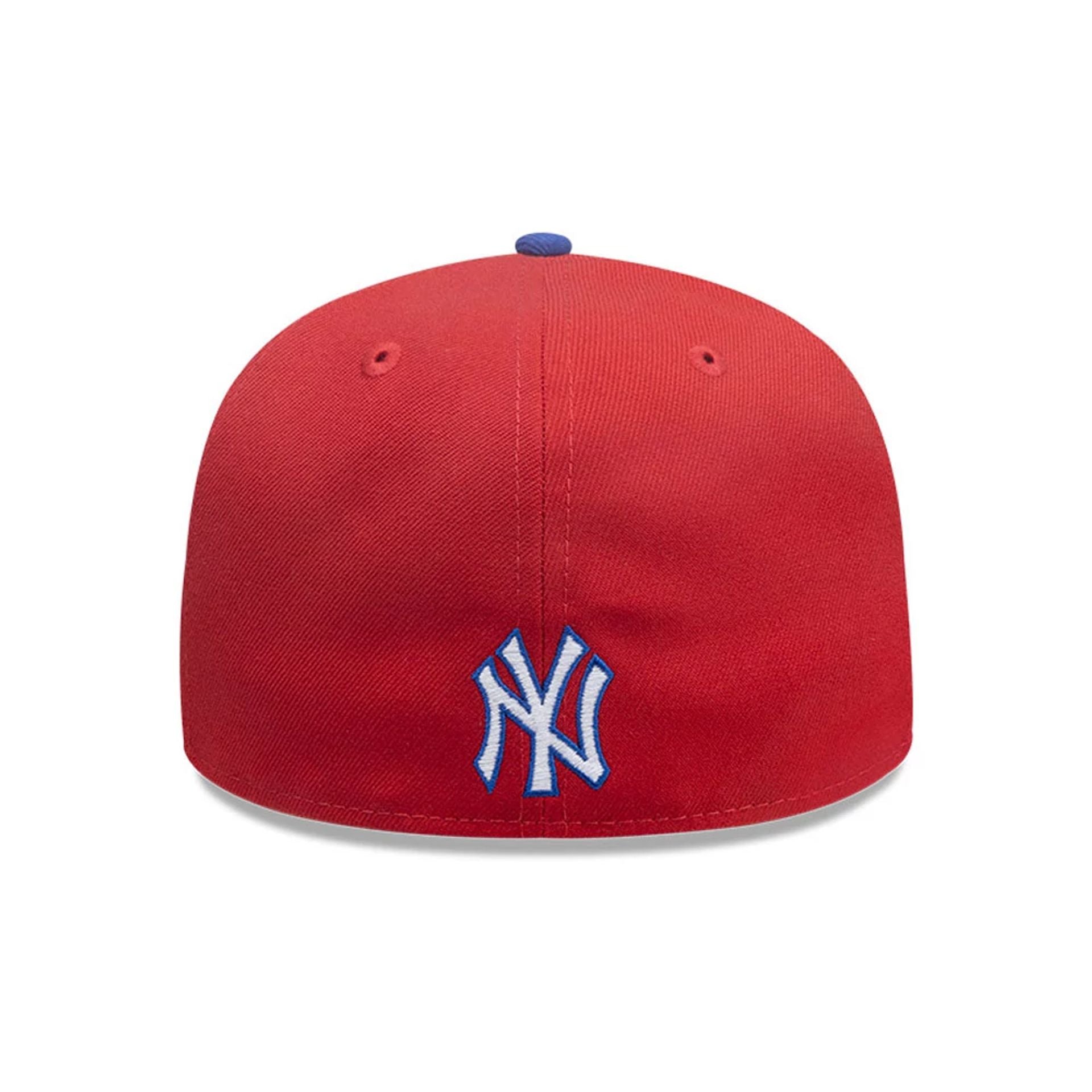 This is a New York Yankees MLB City Element Panama Red 59FIFTY Fitted Cap 6