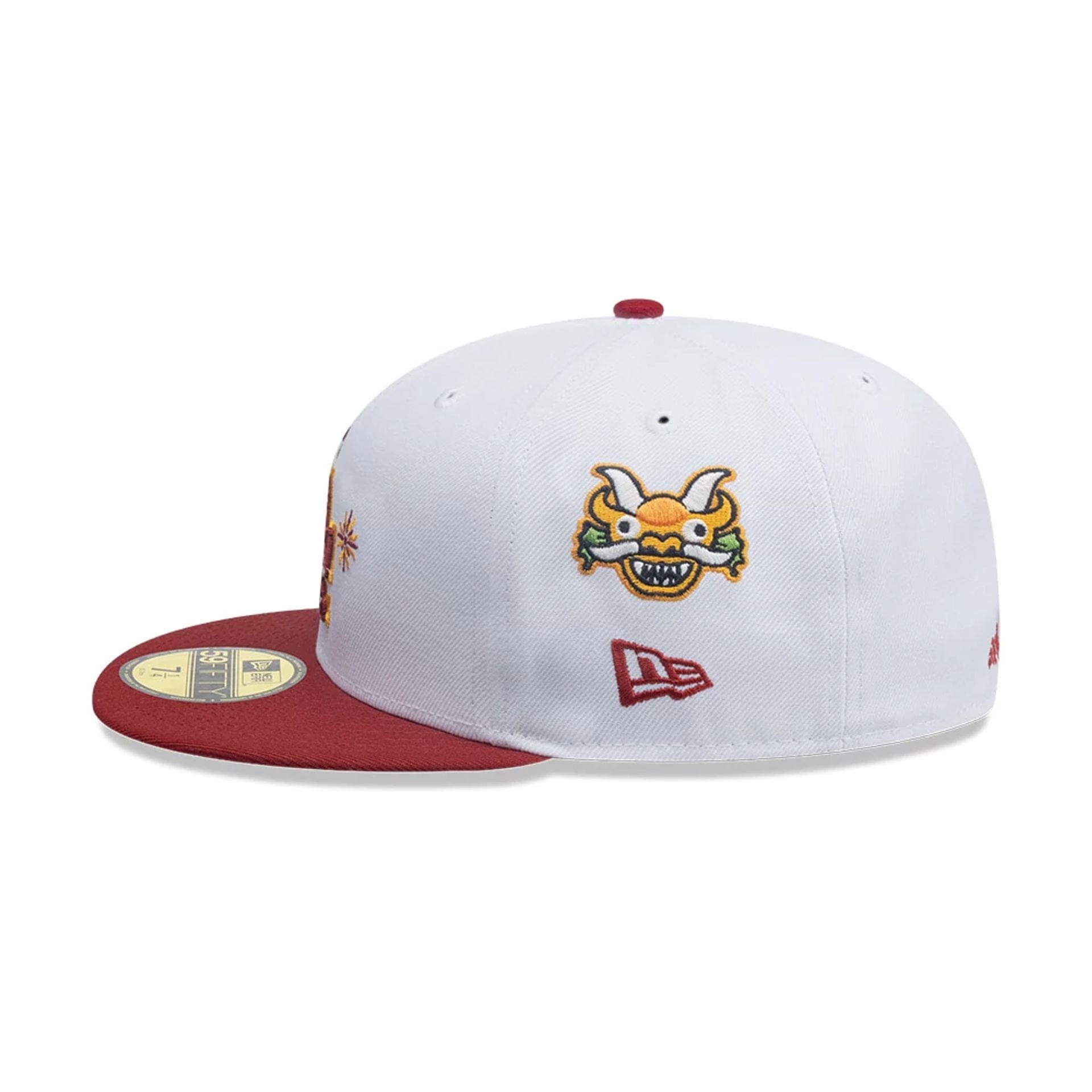 This is a LA Dodgers MLB City Element Peru White 59FIFTY Fitted Cap 5