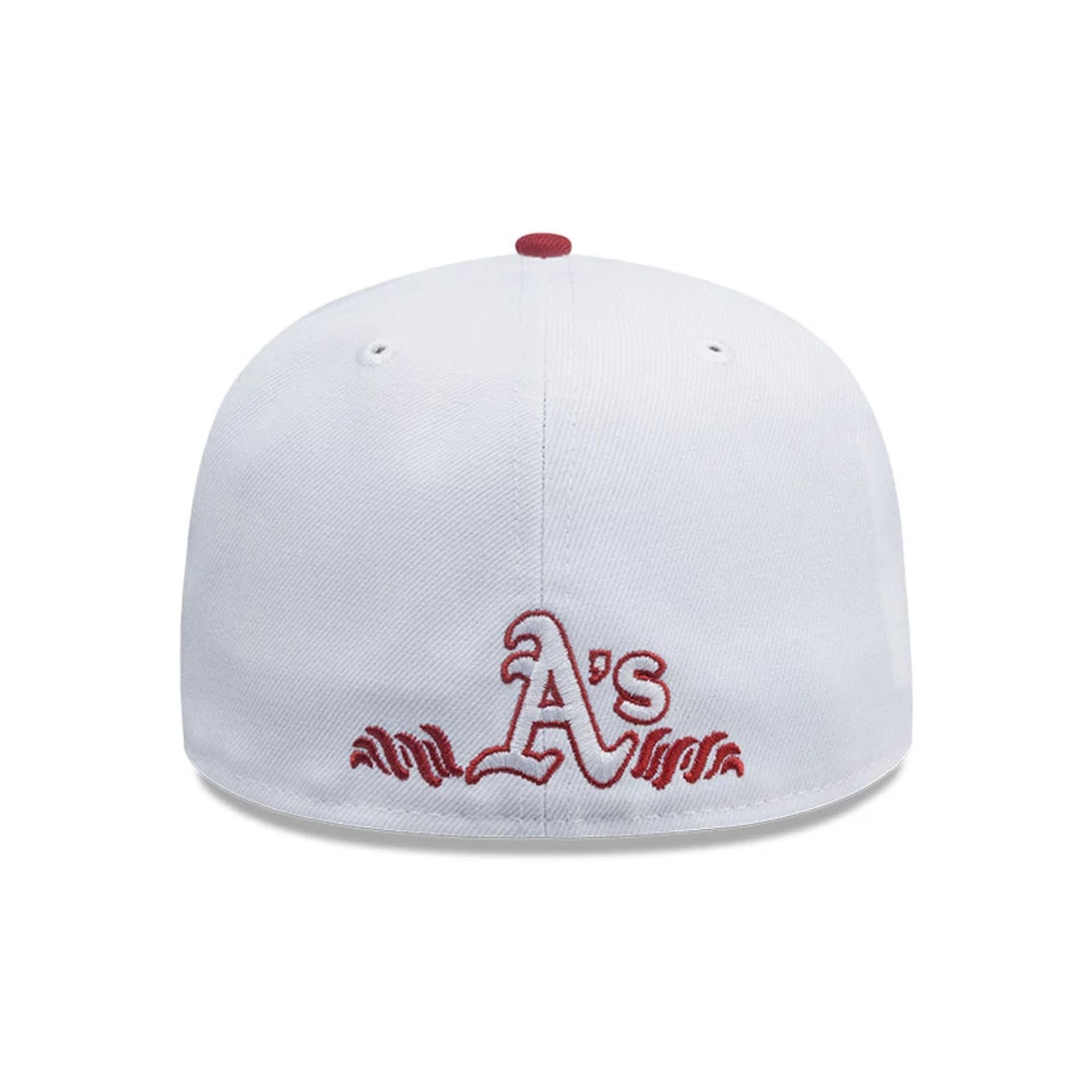 This is a Oakland Athletics MLB City Element Peru White 59FIFTY Fitted Cap 7