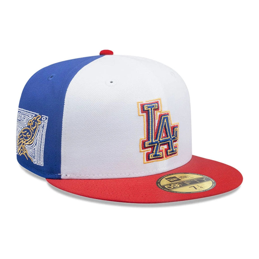 This is a LA Dodgers MLB City Element Panama Blue 59FIFTY Fitted Cap 1