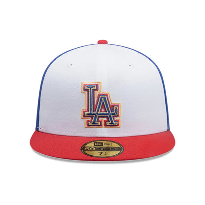 This is a LA Dodgers MLB City Element Panama Blue 59FIFTY Fitted Cap 2