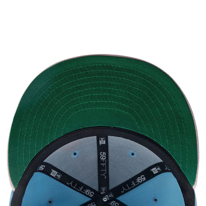 This is a Boston Red Sox MLB City Element Dominican Republic Pastel Blue 59FIFTY Fitted Cap 2