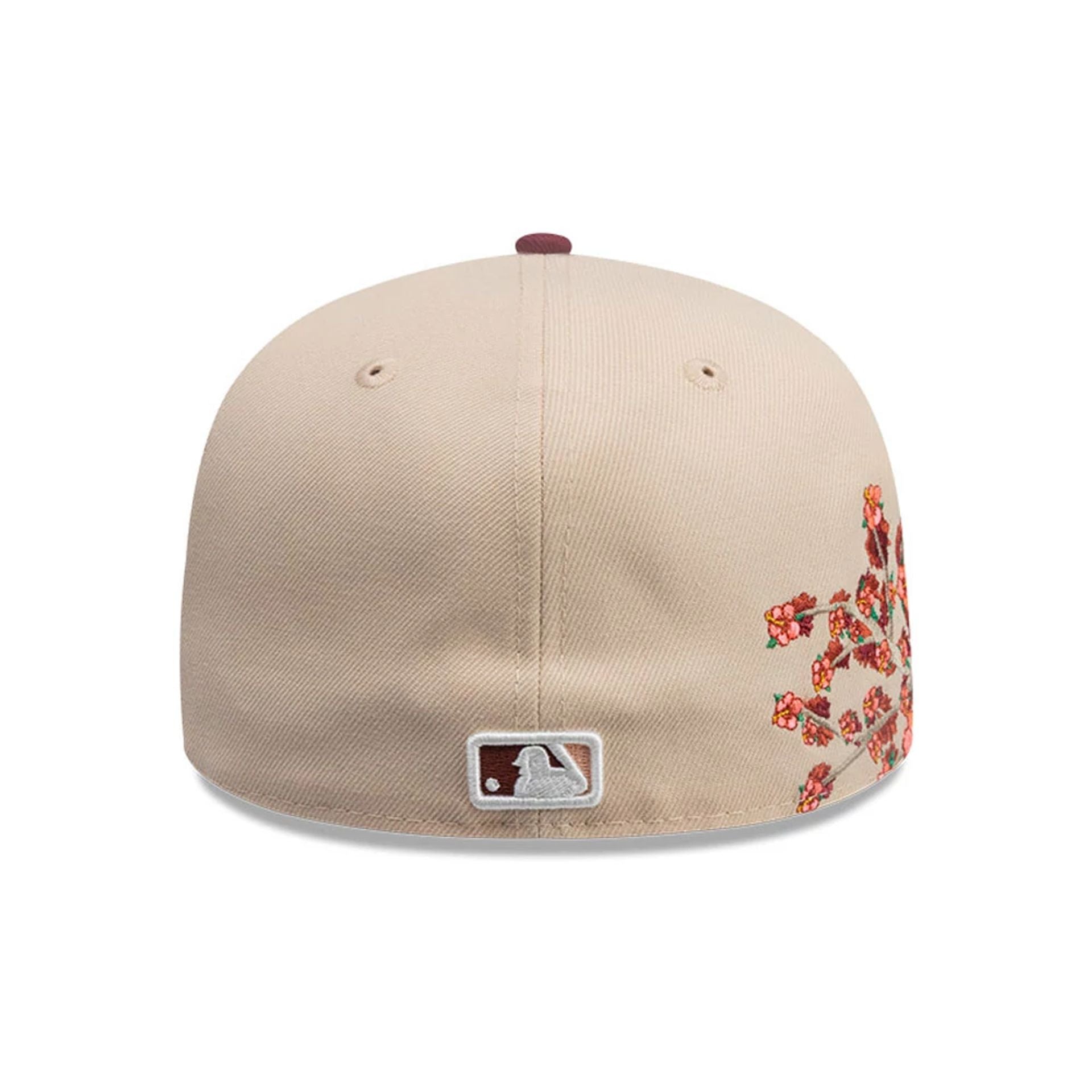 This is a San Diego Padres MLB City Element Puerto Rico Pastel Orange 59FIFTY Fitted Cap 6