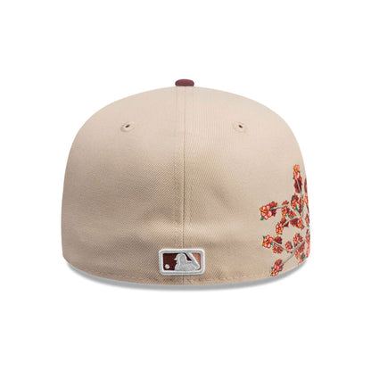 This is a Boston Red Sox MLB City Element Puerto Rico Pastel Orange 59FIFTY Fitted Cap 6