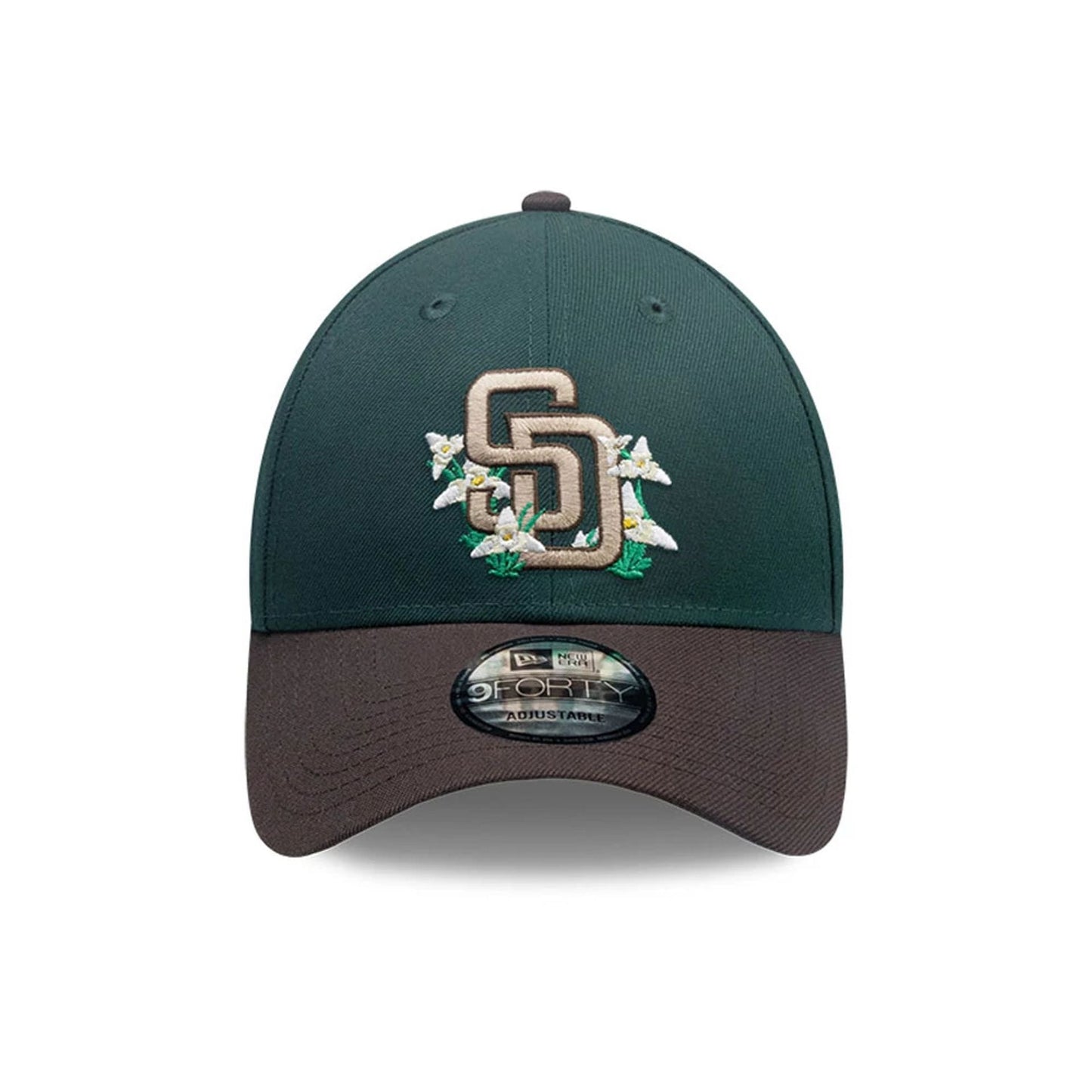 This is a San Diego Padres MLB City Element Guatemala Dark Green 9FORTY Adjustable Cap 3