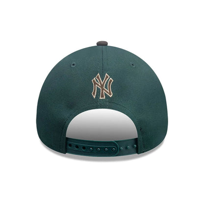 This is a New York Yankees MLB City Element Guatemala Dark Green 9FORTY Adjustable Cap 5