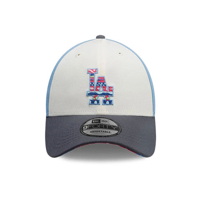This is a LA Dodgers MLB City Element Guatemala Pastel Blue 9FORTY Adjustable Cap 3