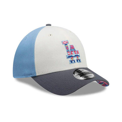 This is a LA Dodgers MLB City Element Guatemala Pastel Blue 9FORTY Adjustable Cap 4