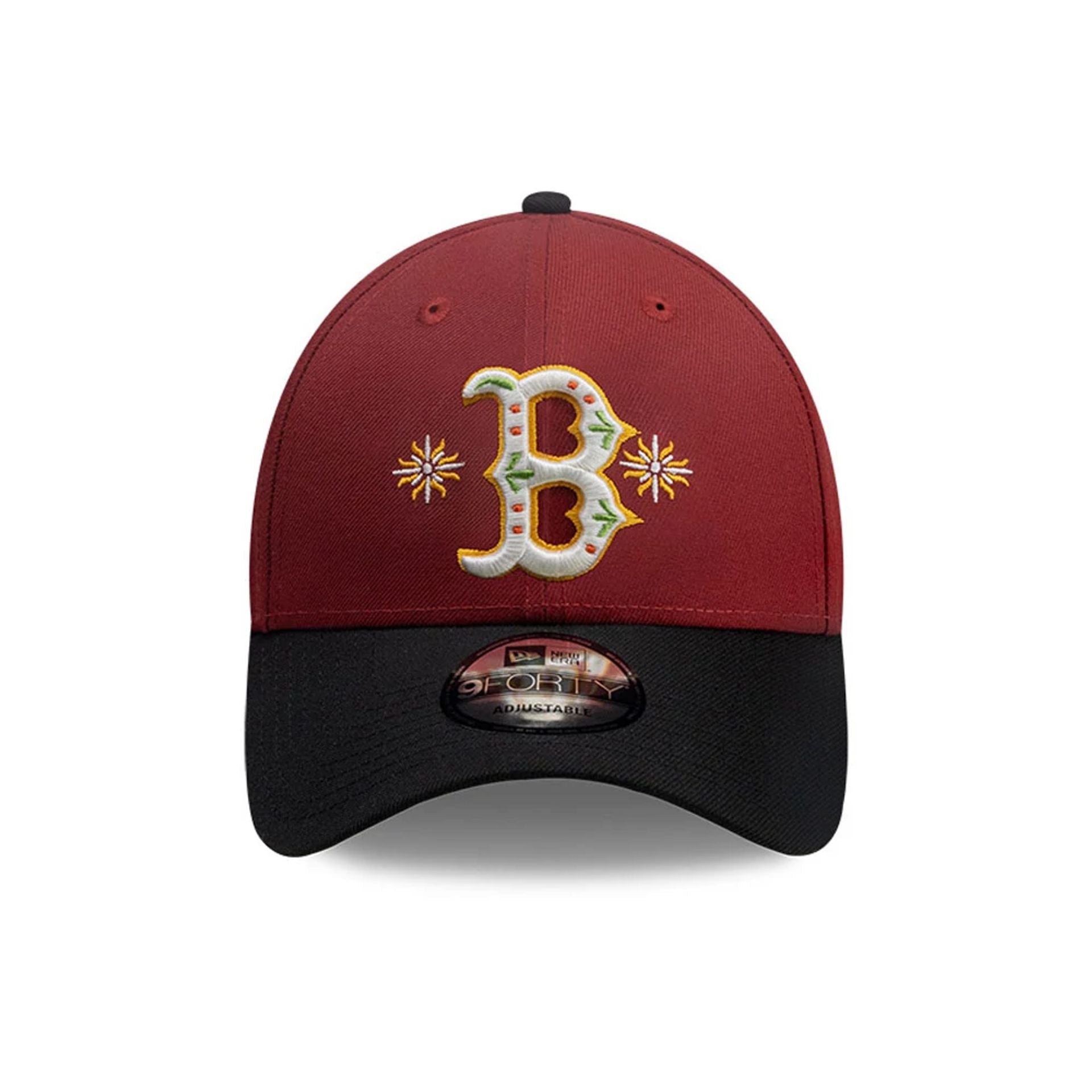 This is a Boston Red Sox MLB City Element Peru Red 9FORTY Adjustable Cap 3