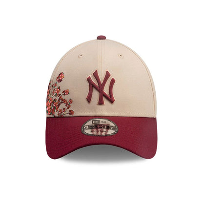 This is a New York Yankees MLB City Element Puerto Rico Pastel Orange 9FORTY Adjustable Cap 3