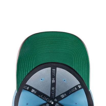 This is a LA Dodgers MLB City Element Dominican Republic Pastel Blue 9FORTY Adjustable Cap 2