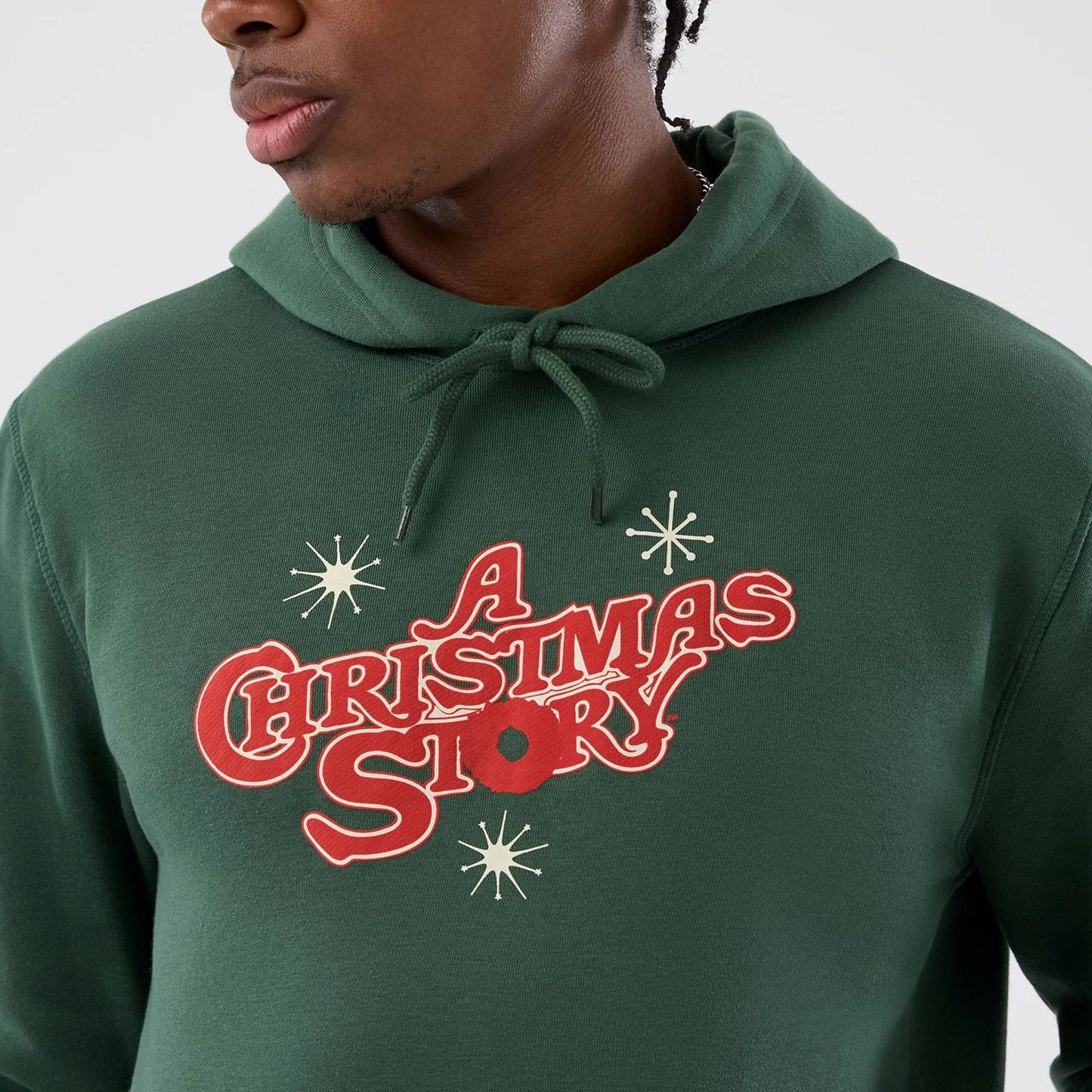 A Christmas Story Major Award Dark Green Pullover Hoodie 3