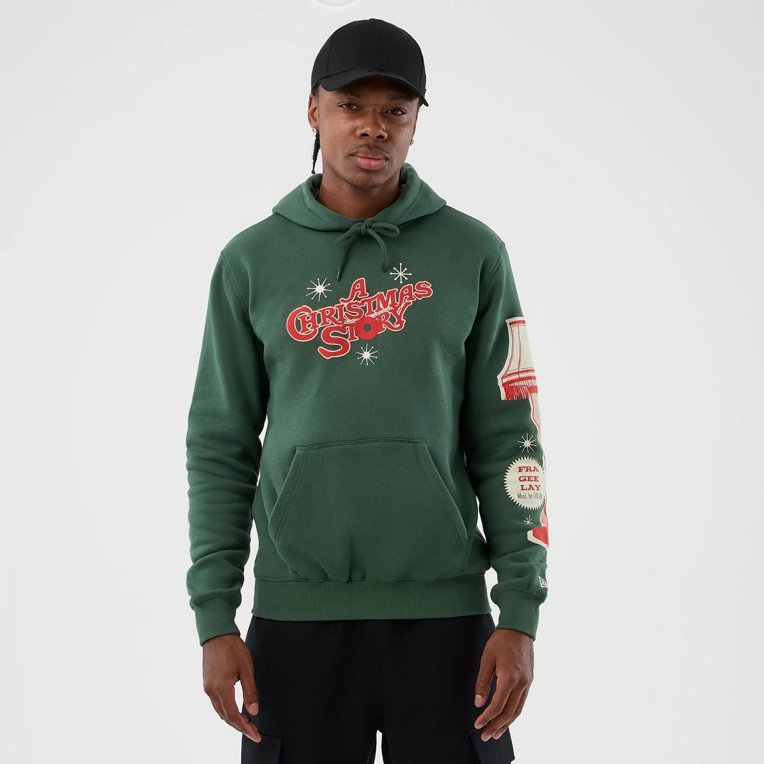A Christmas Story Major Award Dark Green Pullover Hoodie 1