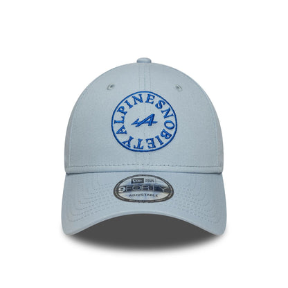 This is a Alpine Racing Snobiety Pastel Blue 9FORTY Adjustable Cap 2