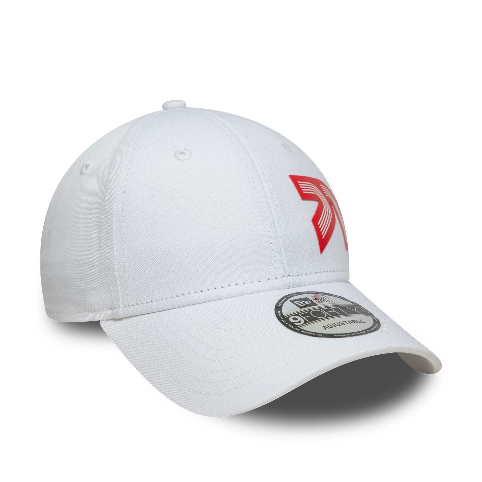 This is a Alpine Racing 71 White 9FORTY Adjustable Cap 3