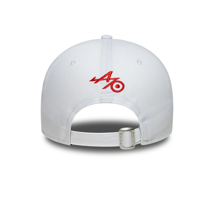 This is a Alpine Racing 71 White 9FORTY Adjustable Cap 4