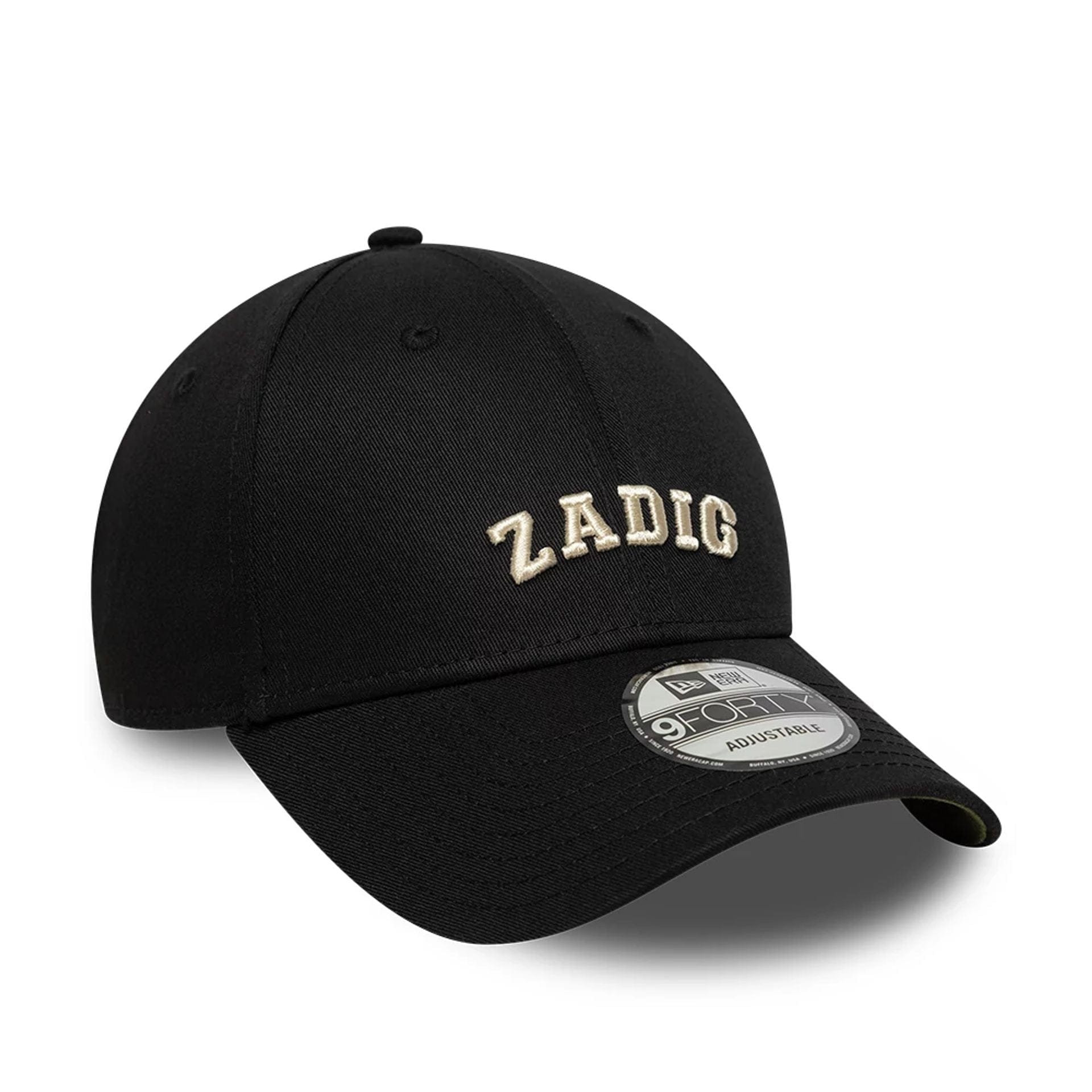 This is a New Era X Zadig & Voltaire Black 9FORTY Adjustable Cap 4