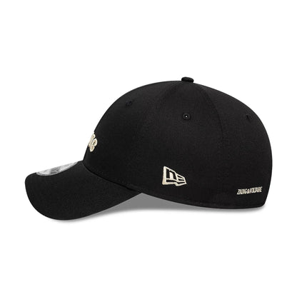 This is a New Era X Zadig & Voltaire Black 9FORTY Adjustable Cap 6