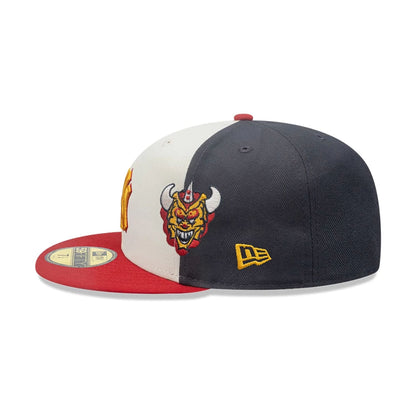 This is a New York Yankees MLB City Element Dominican Republic White 59FIFTY Fitted Cap 5