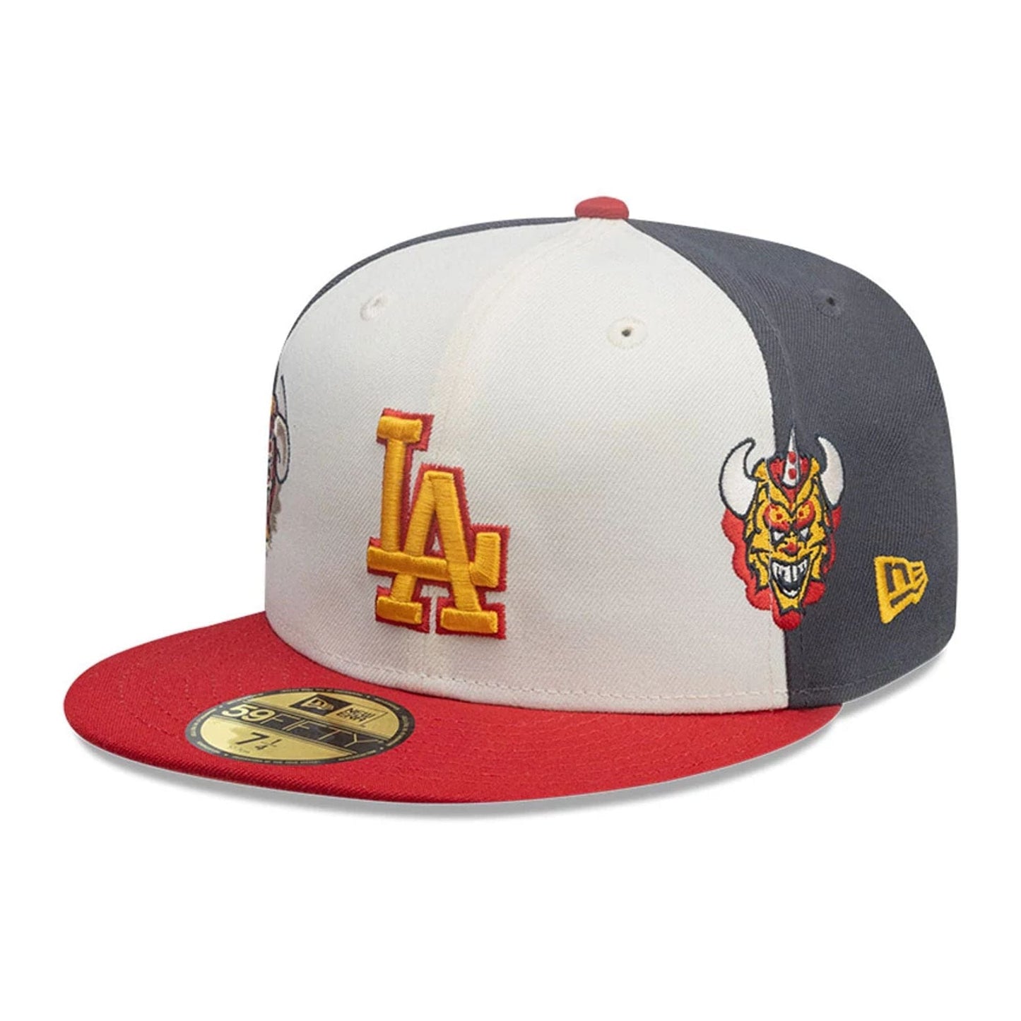 This is a LA Dodgers MLB City Element Dominican Republic Navy 59FIFTY Fitted Cap 4