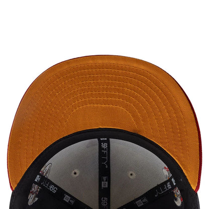 This is a LA Dodgers MLB City Element Dominican Republic Navy 59FIFTY Fitted Cap 2