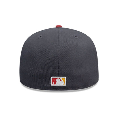 This is a LA Dodgers MLB City Element Dominican Republic Navy 59FIFTY Fitted Cap 7