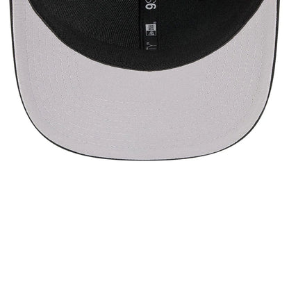 This is a Chicago Bulls NBA Statement Black 9SEVENTY Stretch Snap Adjustable Cap 2