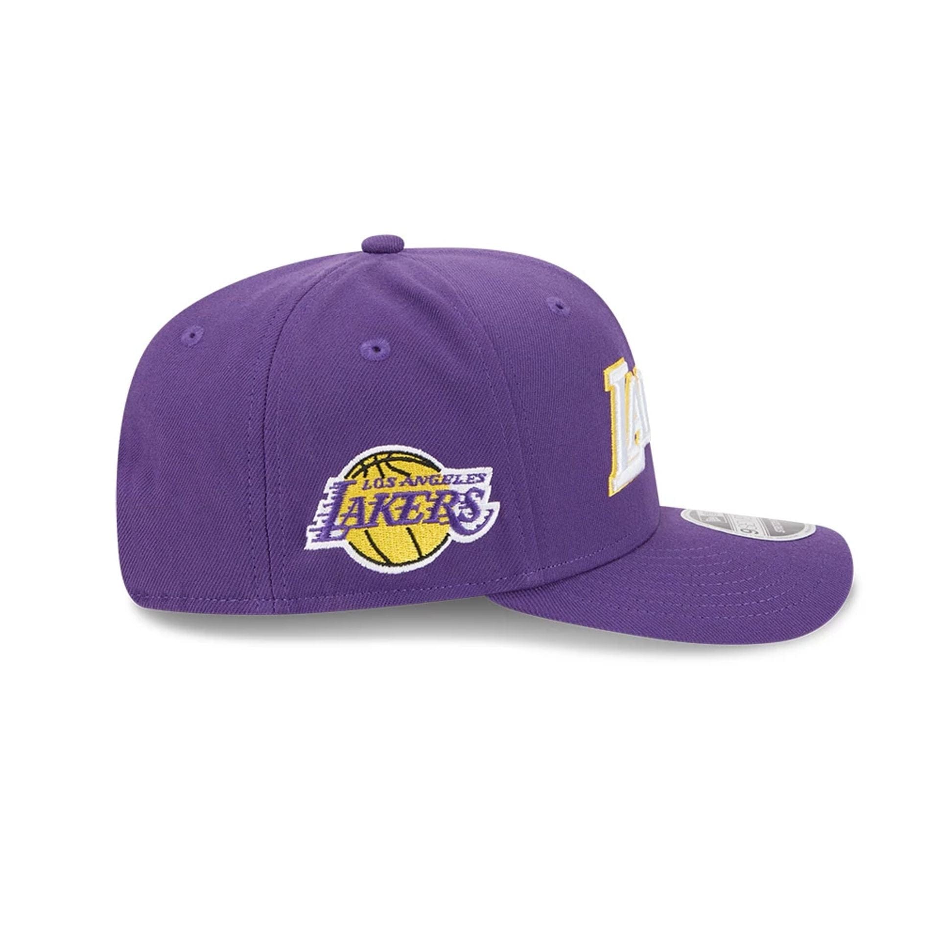 This is a LA Lakers NBA Statement Purple 9SEVENTY Stretch Snap Adjustable Cap 5