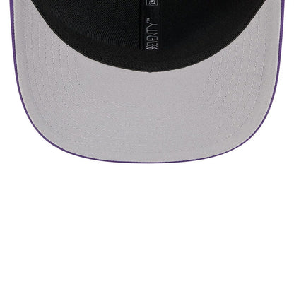 This is a LA Lakers NBA Statement Purple 9SEVENTY Stretch Snap Adjustable Cap 2