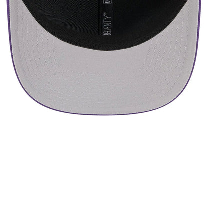This is a LA Lakers NBA Statement Purple 9SEVENTY Stretch Snap Adjustable Cap 2
