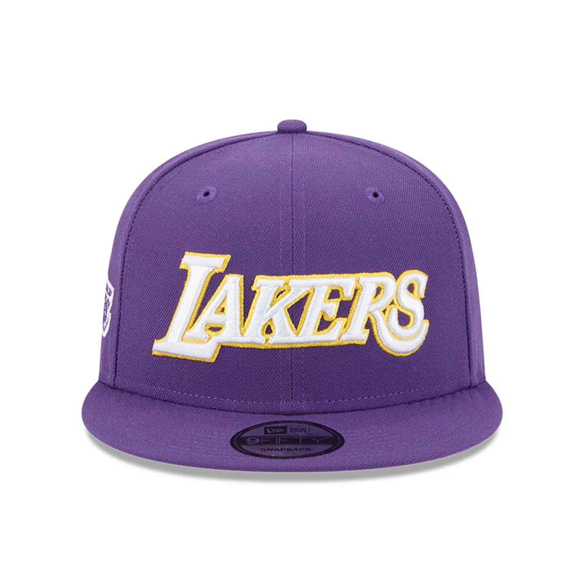 This is a LA Lakers NBA Statement Purple 9FIFTY Snapback Adjustable Cap 3