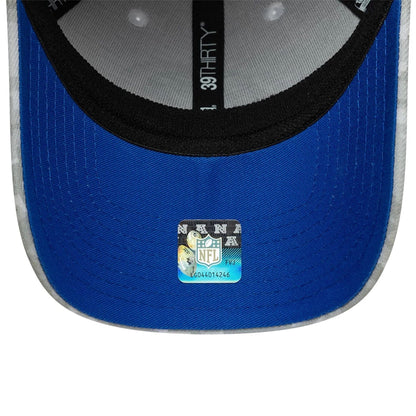 This is a LA Rams NFL Salute To Service 2025 Grey Camo 39THIRTY Stretch Fit Cap 2