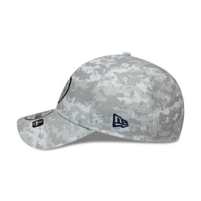 This is a Tennessee Titans NFL Salute To Service 2025 Grey Camo 39THIRTY Stretch Fit Cap 5