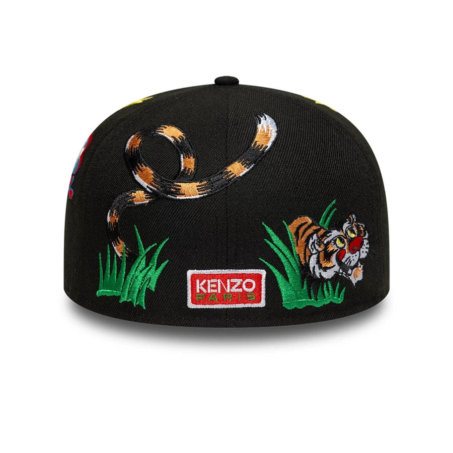 This is a New Era x Kenzo Black 59FIFTY Fitted Cap 4