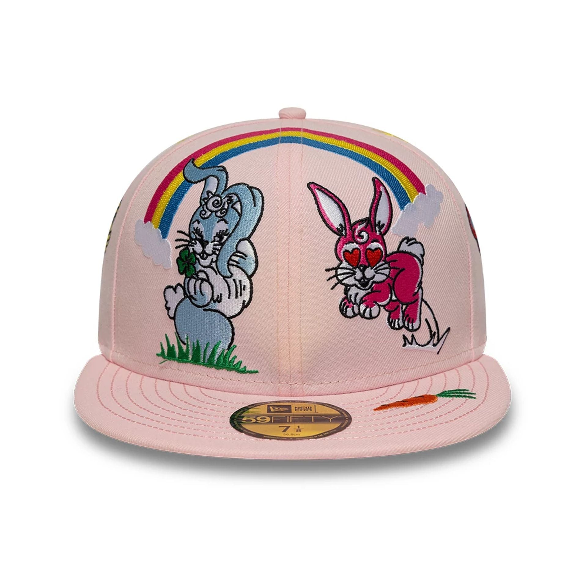 This is a New Era x Kenzo Pastel Pink 59FIFTY Fitted Cap 2